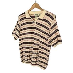 Women's Vintage Cottagecore Fair Isle Eddie Bauer Sweater Medium